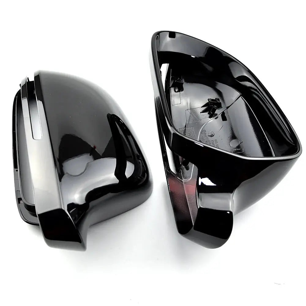 Pair Side Mirror Covers for Audi A4 B8 A6 C6 A5 Q3 S-Line by InterCyprus Trading Ltd