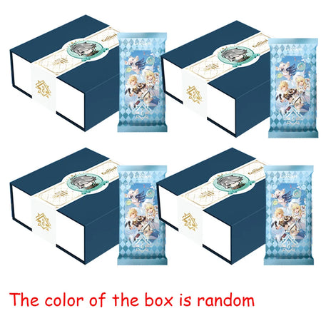 Genshin Impact Collection Cards Set - Anime Card Deck Gift 4boxes