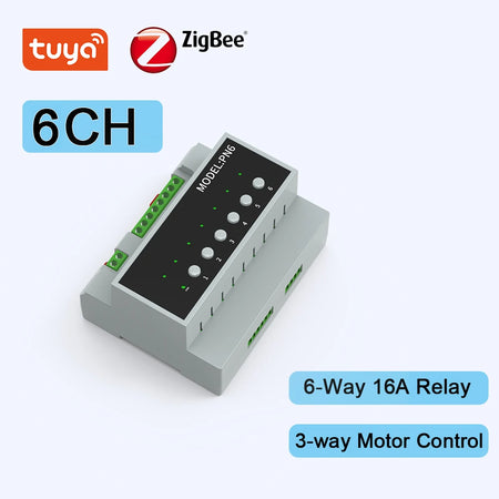 16CH Zigbee Tuya Relay Switch Module &ndash; Works With Alexa Zigbee Version 6CH