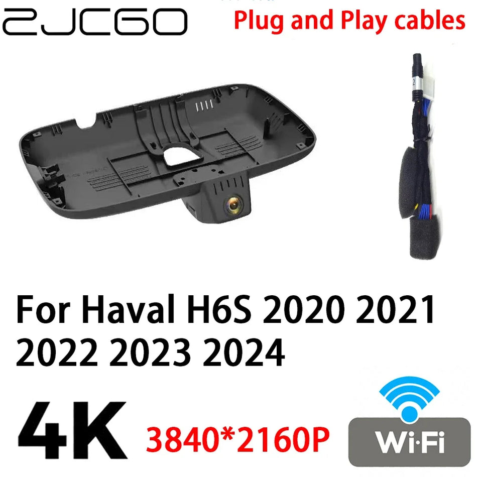 Haval H6S 4K Car DVR Dash Cam, Plug and Play Video Recorder