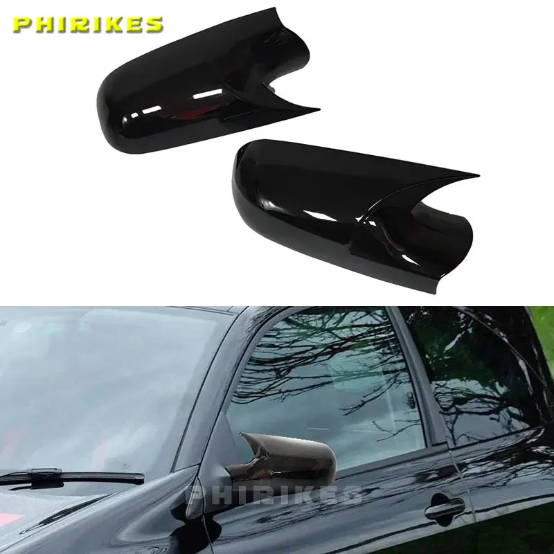 Renault Megane 2 MK2 Galinio Vaizdo Veidrodėlio Dangtelis Anglies Pluoštas