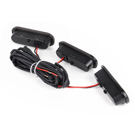3 pcs Front Grill Lights for Ford Bronco 2021-2024 2-door and 4-door Badlands Wildtrak Everglades by InterCyprus Trading Ltd