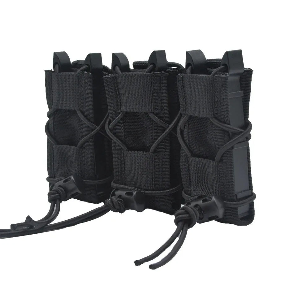 MOLLE-Pistolenmagazin-Tasche, Doppel-/Dreifachstapel, Nylon, 9mm/.40/.45 ACP