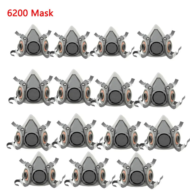 6200 Gas Mask Body &ndash; Reusable Half Mask With Filters
