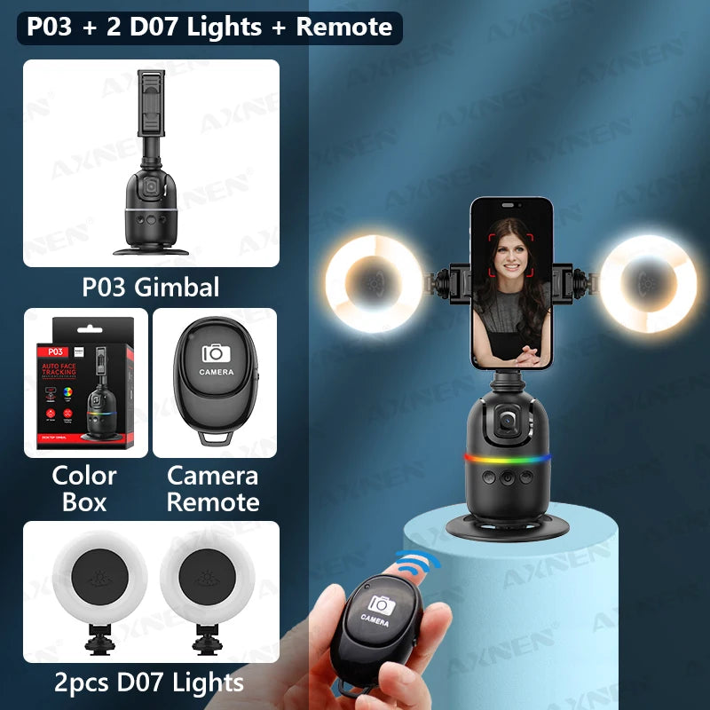 AXNEN P03 Gimbal Stabilizer &ndash; AI 360 Face Tracking Option 6 / CHINA