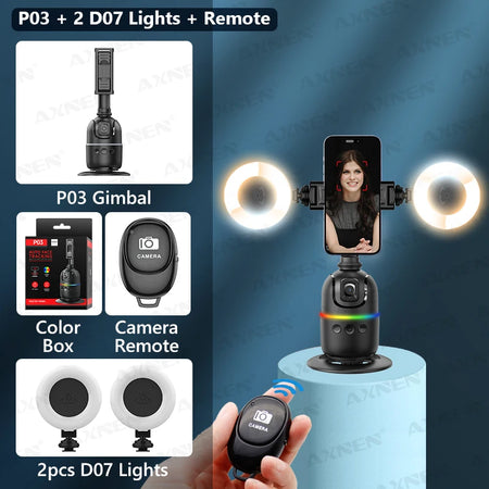 AXNEN P03 Gimbal Stabilizer &ndash; AI 360 Face Tracking Option 6 / CHINA