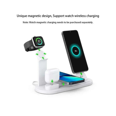 Opansten Wireless Charger Stand &ndash; Three Ports Fast Charging