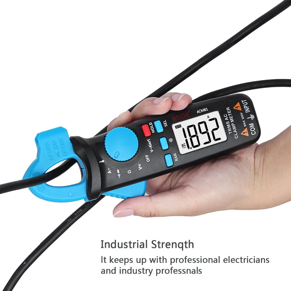 BSIDE ACM81 AC Clamp Meter - True RMS Auto Range Diode Test