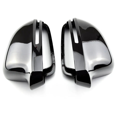 Pair Side Mirror Covers for Audi A4 B8 A6 C6 A5 Q3 S-Line by InterCyprus Trading Ltd