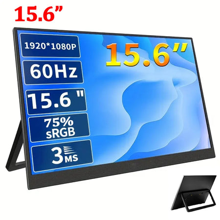 JJRC 14.1 Inch Portable Monitor &ndash; Full HD 1080P IPS Display 15.6 INCH