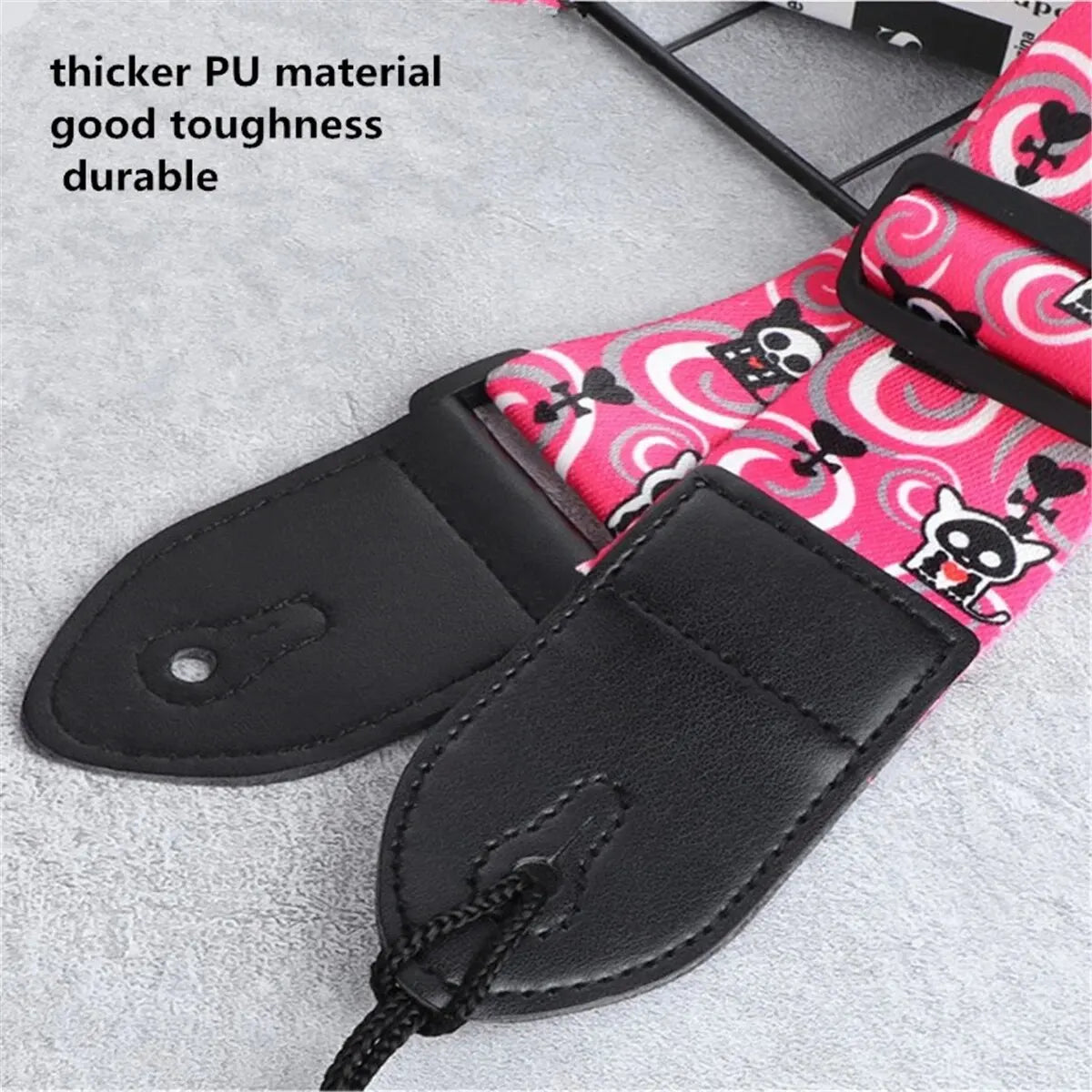 Ethnic Style Widened Acoustic Guitar Strap &ndash; Adjustable