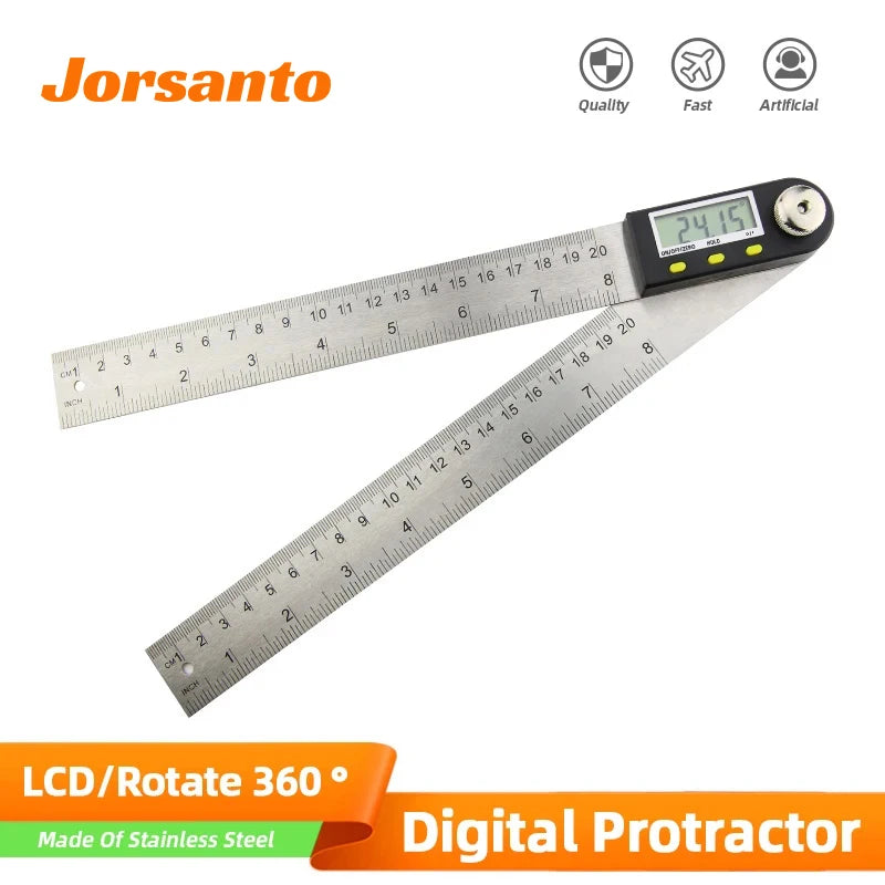 Goniometer Protractor Digital Gauge 360 - High Accuracy