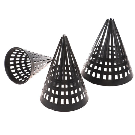 Durable 5Pcs Tapered Fishing Net Trap for Eels and Loaches - Black