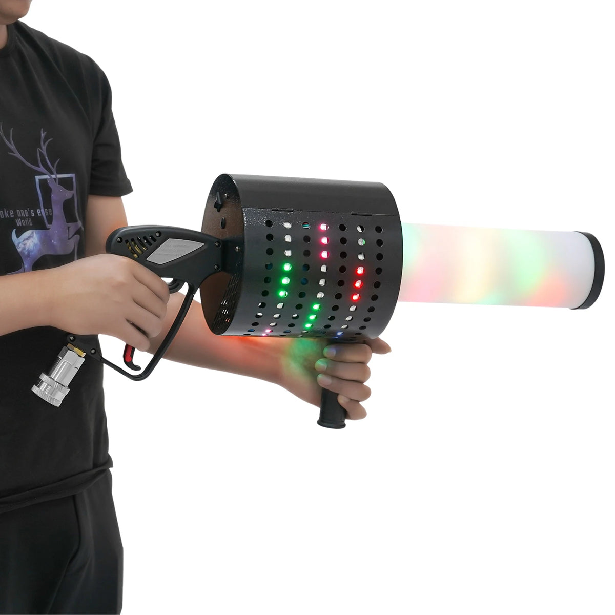 CO2 Confetti LED Machine 20W &ndash; Battery Powered Portable