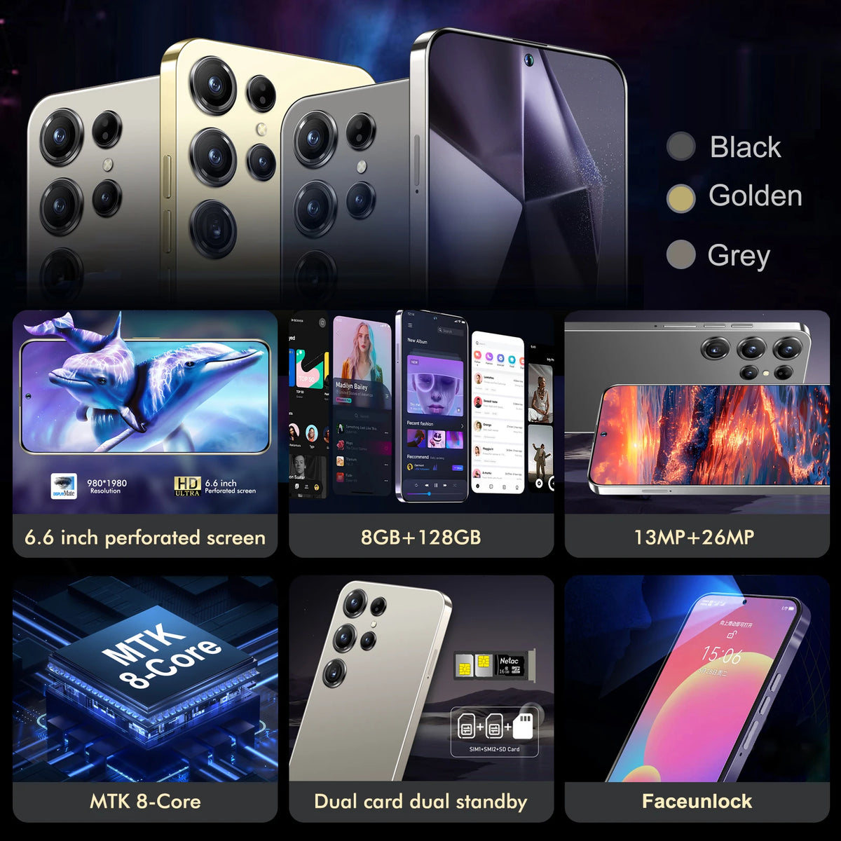 X18 Smartphone &ndash; Ultra Long Battery 5200mAh Power Pro