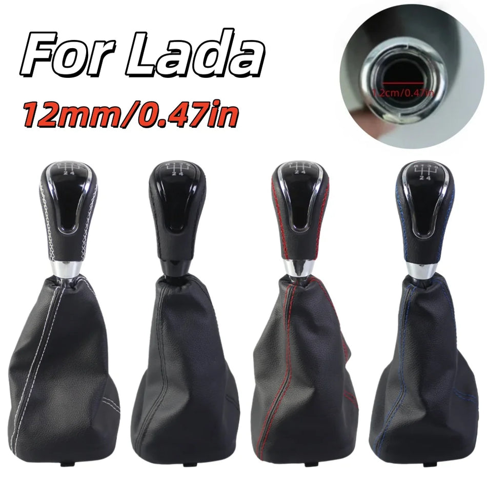 Lada VAZ 2113 2114 2115 Gear Shift Knob 12mm, 5-Speed With Cover
