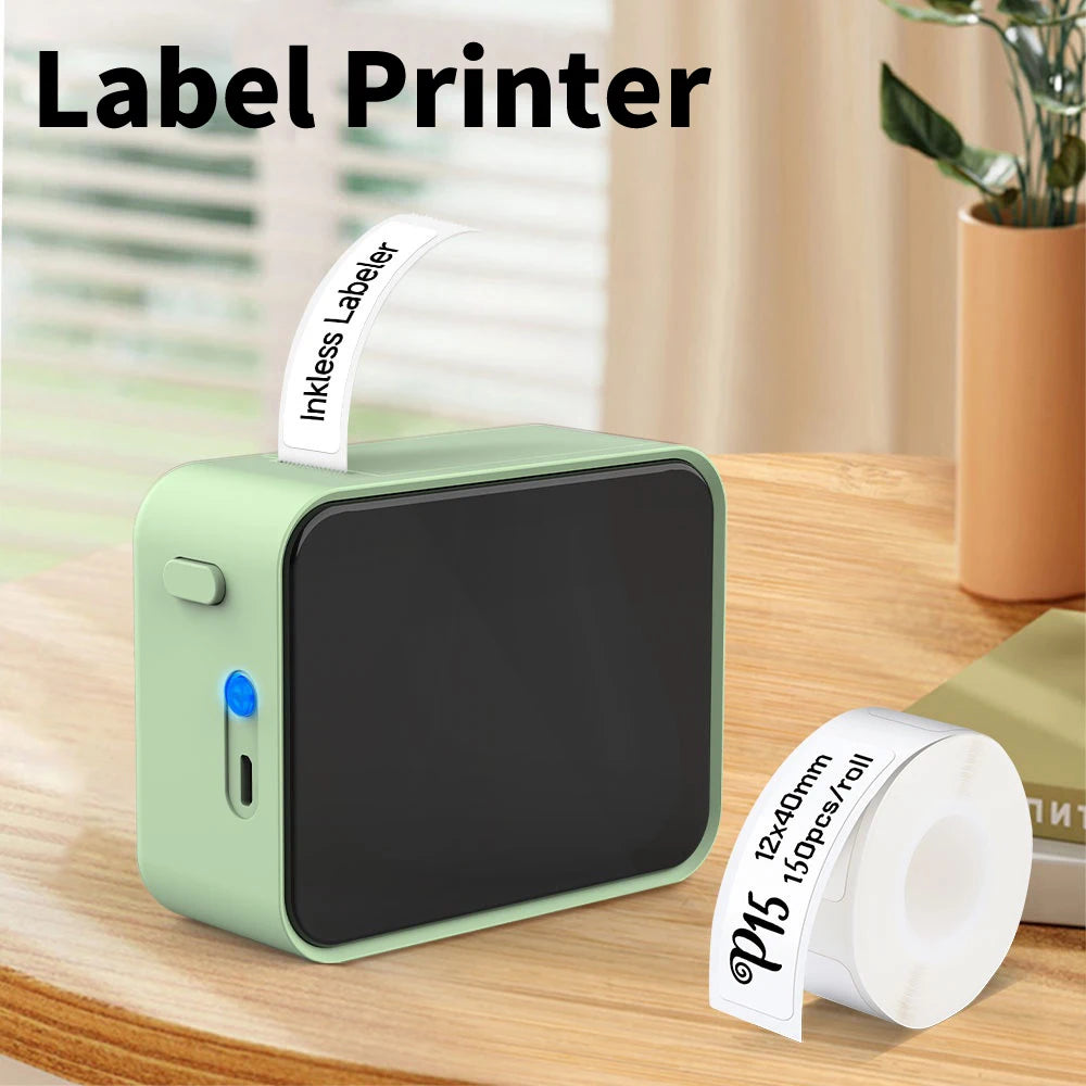 Marklife Mini Bluetooth Thermal Label Printer - Compact &amp; Portable Ink-Free Sticker Maker