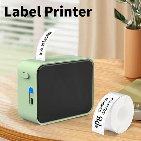 Marklife Mini Bluetooth Thermal Label Printer - Compact &amp; Portable Ink-Free Sticker Maker