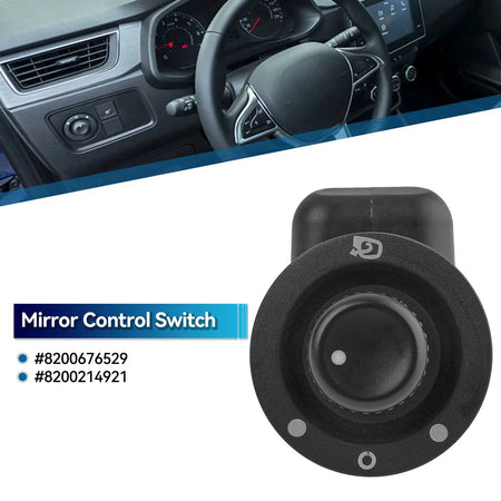 8200214921 8200676529 Electric Wing Side Mirror Knob Control Switch Button With Folding For Renault Captur Clio MK4 Modus Captur by InterCyprus Trading Ltd