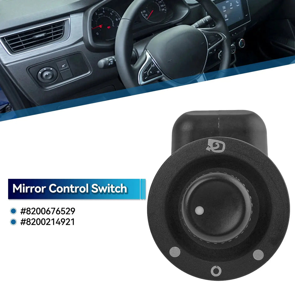 8200214921 8200676529 Electric Wing Side Mirror Knob Control Switch Button With Folding For Renault Captur Clio MK4 Modus Captur by InterCyprus Trading Ltd