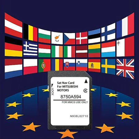 Mitsubishi Navigation SD Card Europe UK - 16GB Maps CHINA