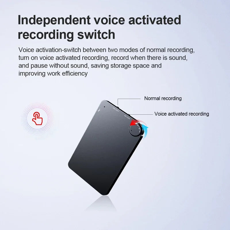 64GB Ultra-Thin Mini Voice Recorder &ndash; Noise Reduction