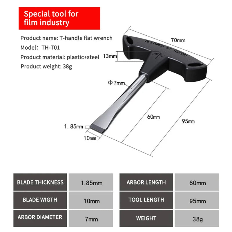 Portable Labor-saving T Screwdriver - Stainless Steel, Lightweight, Multi-use for Maintenance &amp; Camping