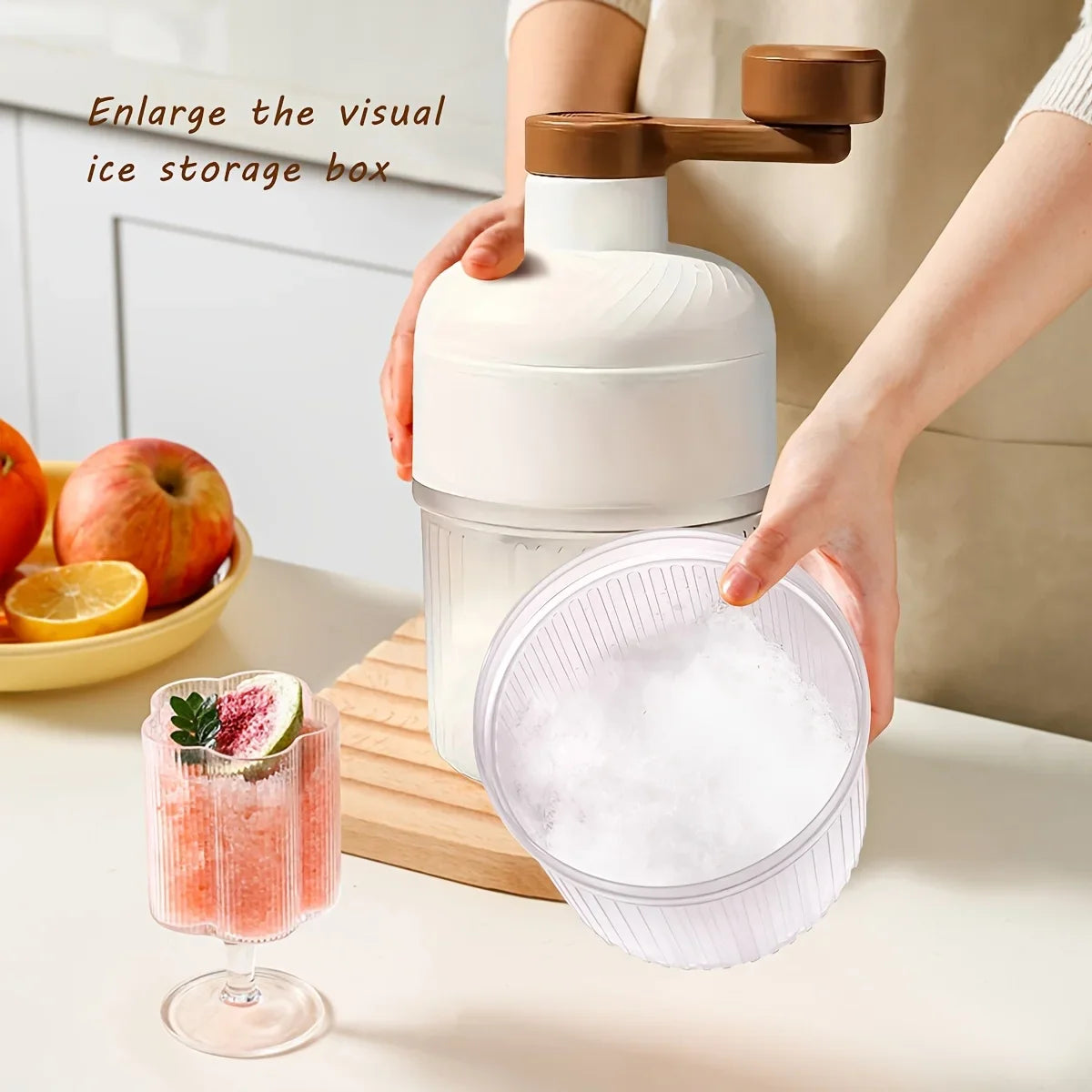 Energy-Efficient Large Multifunctional Ice Machine - No Electricity Needed