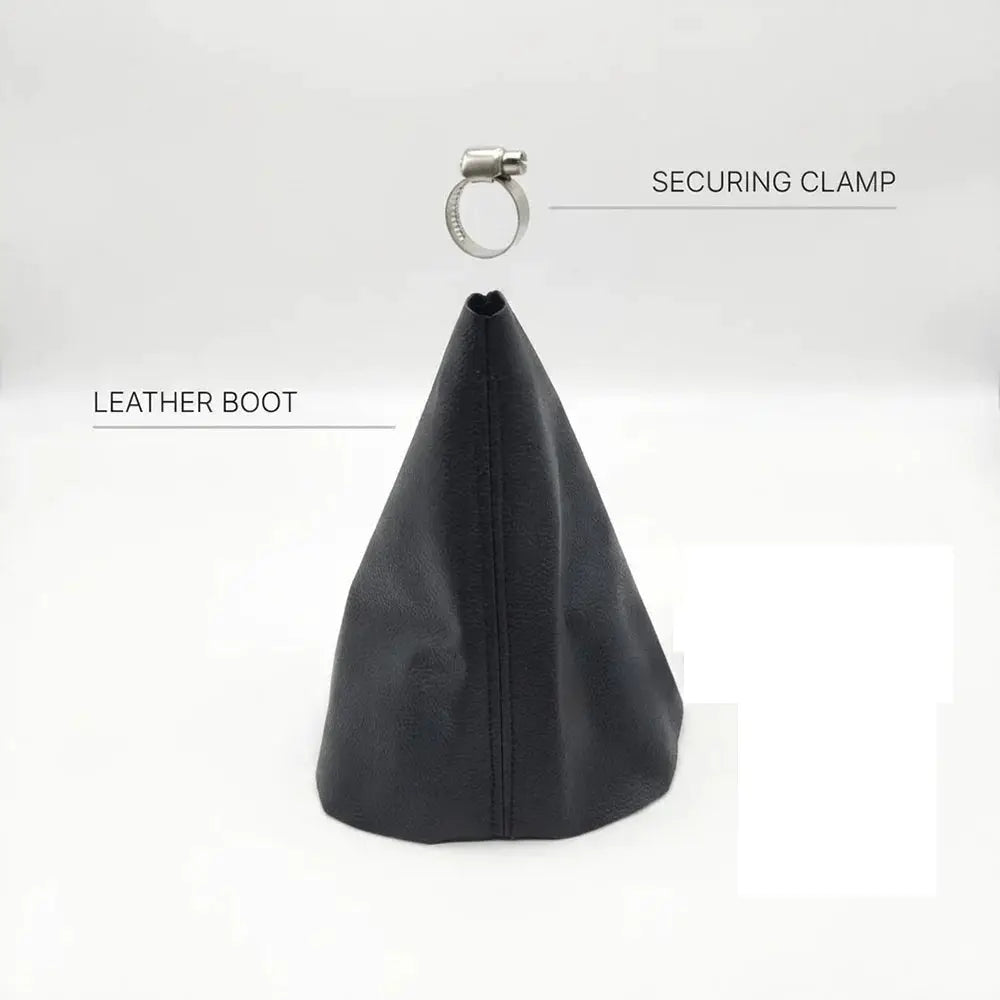 PU Leather Gear Shift Knob And Boot Cover For MG ZS 2017-2019 by InterCyprus Trading Ltd