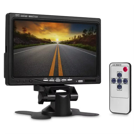 7 Inch HD TFT LCD Rear View Monitor With 2 Channel Video Input For Truck Bus RV by InterCyprus Trading Ltd