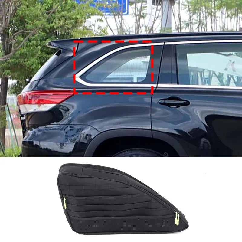 Сумка-чемодан из оксфордской ткани черного цвета для Toyota Highlander 2016-2021 годов выпуска