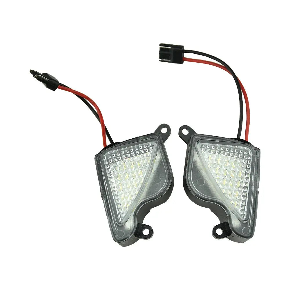 Side Mirror Puddle Lamps Canbus LED 6000K White For Skoda Superb Mk2 Octavia 2 2pcs by InterCyprus Trading Ltd