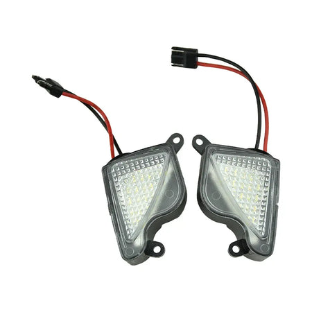 Side Mirror Puddle Lamps Canbus LED 6000K White For Skoda Superb Mk2 Octavia 2 2pcs by InterCyprus Trading Ltd