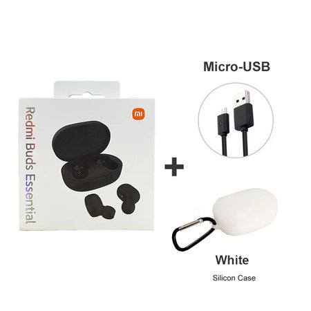 Xiaomi Redmi Buds Essential Global Version True Wireless Bluetooth Earphones with Mic and Touch Control Essential white usb / CHINA