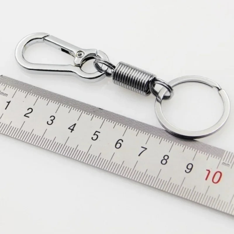 Zinc Alloy Spring Keychain Carabiner Hook - Versatile Climbing Accessory