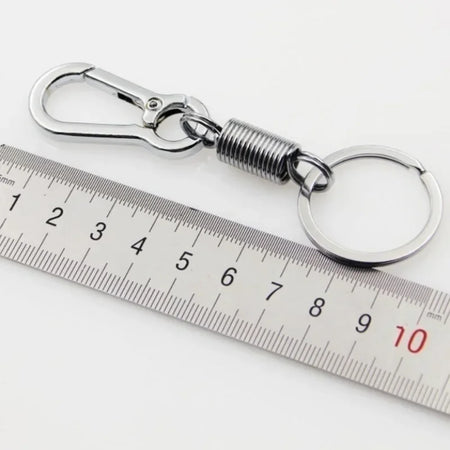 Zinc Alloy Spring Keychain Carabiner Hook - Versatile Climbing Accessory