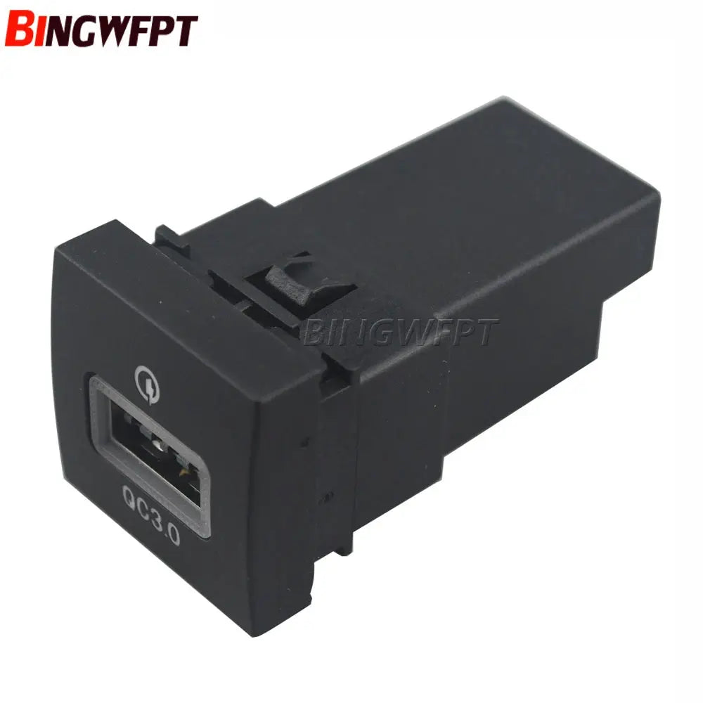 2PCS Car USB Charger PD Quick Charge QC3.0 Phone Charging Adapter Outlet Button For VW Golf 6 Jetta 5 MK6 Scirocco 2006-2012 by InterCyprus Trading Ltd