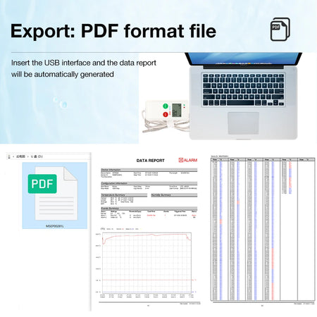 Ultra Low Temp Data Logger &ndash; LCD Display USB Temp Recorder