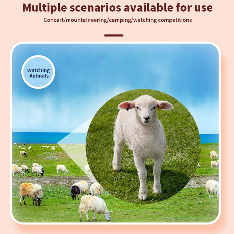 Portable 8X21 Binoculars &ndash; IPX4 Waterproof And Lightweight