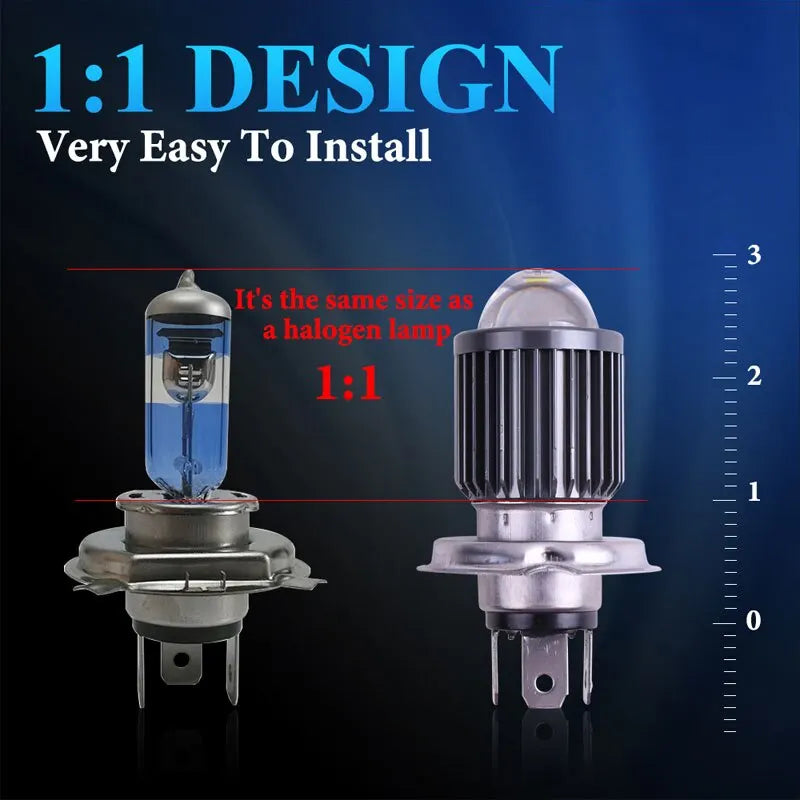 KEVANLY H4 LED Motorcycle Headlight &ndash; 10000 Lumen Brightness