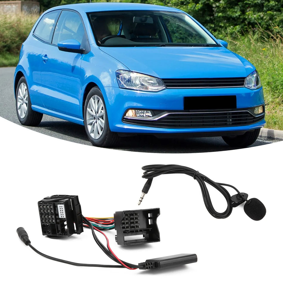 Adaptor de microfon auto BT5.0, cablu Aux de 150cm pentru radio VW RNS 510 RCD 300