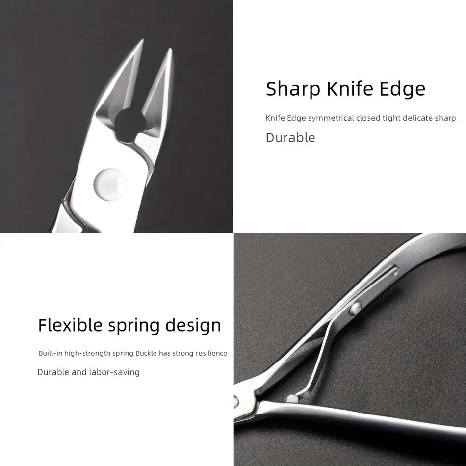 YIKOOLIN Cuticle Plier &ndash; Stainless Steel Nail Clippers