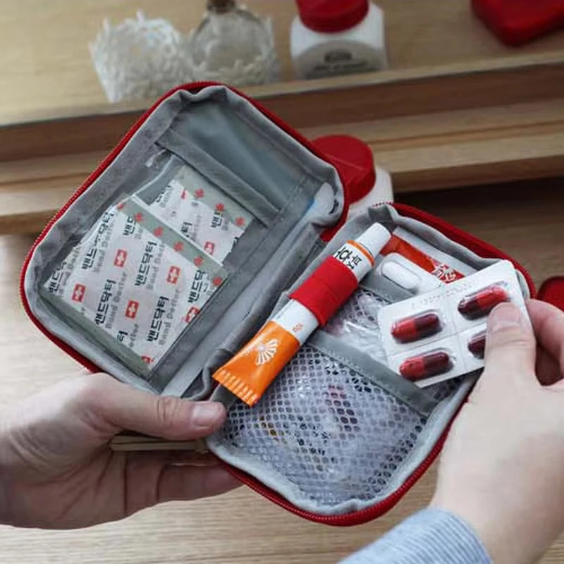 Compact Portable First Aid Kit for Travel and Outdoor Emergencies