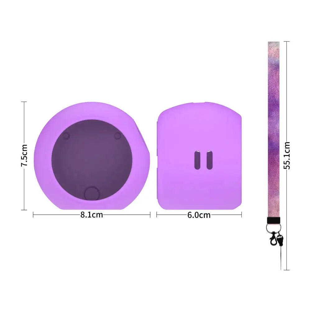 Silicone Cover Case Shockproof Silicone Protective Case with Lanyard Soft Skin Cover for Punirunes Interactive Digital Toy Cover