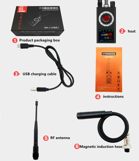 K19 Plus Eavesdropping Detector &ndash; Infrared Scan Detection K19 / CHINA