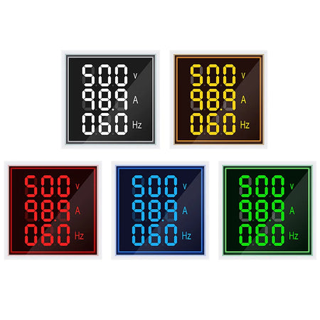 Square LED Digital Voltmeter Ammeter &ndash; Accurate Voltage and Current Measurement