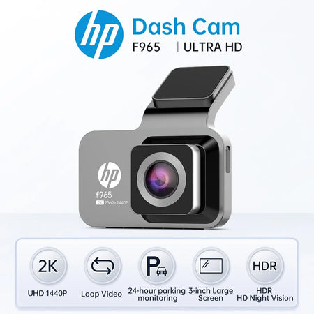 HP 2K Dash Cam with Night Vision None
