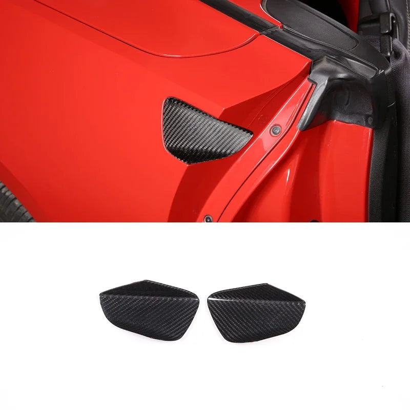 Защитная наклейка на чашу дверной ручки из углеродного волокна C7 Z06