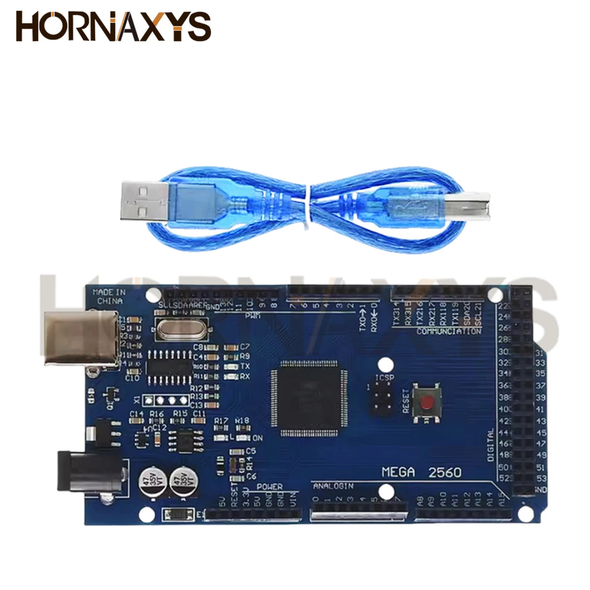 MEGA2560 R3 Development Board &ndash; Versatile Performance for Arduino Projects Mega2560 CH340-Cable