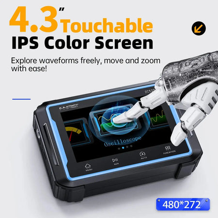 FNIRSI 2C53P 50MHz 3 In 1 Touch Screen Scope And Meter